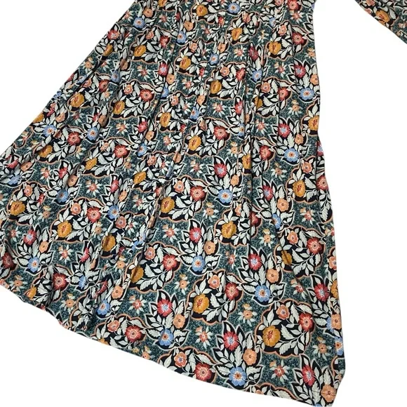 Universal Thread Floral Prairie Multicolor Maxi Dress - Picture 4 of 8